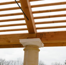 Timber Frame Pavilion Ship Lap Joint