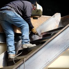 Steel Staircase For Restaurant