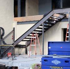 Steel Staircase For Restaurant